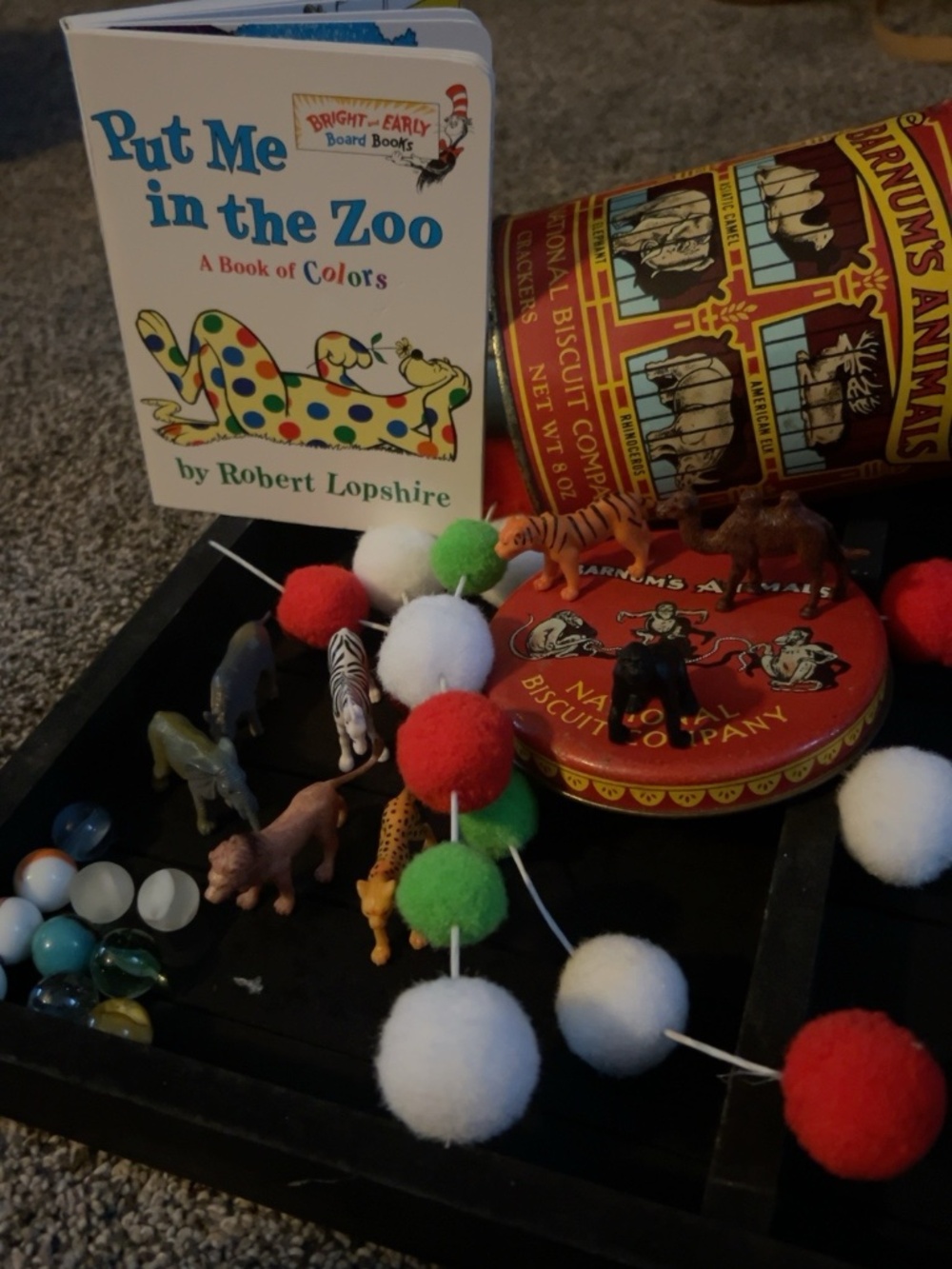 Vintage Circus/Zoo Vignette